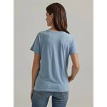 T SHIRT WRANGLER FEMME ASHLEY BLUE GR.L