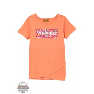 TSHIRT FILLE WRANGLER ORANGE