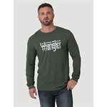 WRANGLER T-SHIRT LS MEN GREEN 