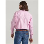 WRANGLER SHIRT MEN BUCKING CANCER PINK SZ:XXLARGE