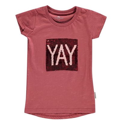 HORSEWARE T-SHIRT KIDS NOVELTY PINK (YAY) 7-8