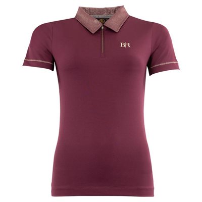 BR ANNABEL POLOSHIRT LADIES GRAPE WINE LARGE