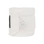 ANKY BANDAGE BRIGHT WHITE WITH GUNMETAL STUDS