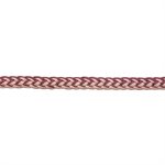 WESTERN RAWHIDE BRAIDED BARREL REIN BURGUNDY BROWN / TAN