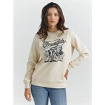 COTON OUATÉ WRANGLER FEMME CATTLE ROPING CREME SMALL