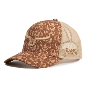 CASQUETTE RANCH BRAND PONYTAIL DAMACUS 3 LOGO GOLD