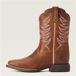 BOTTES ARIAT FILLE FIRECATCHER ROWDY ZIP BRUN / ROSE GR.4.5