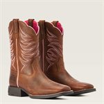 BOTTES ARIAT FILLE FIRECATCHER ROWDY BRUN / ROSE GR.1.5