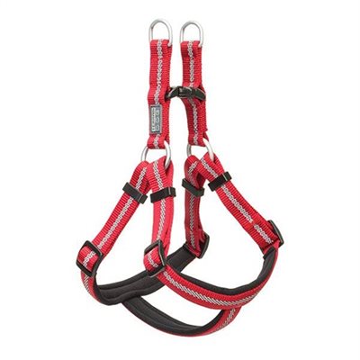 TERRAIN DOG HARNESS REFLECTIVE RED / BLACK MEDIUM