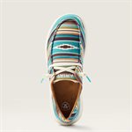 ARIAT MOCCASSINS WOMEN HILO WITH LACE TURQUOISE SERAPE 6