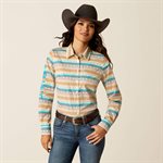 ARIAT TEAM SHIRT WOMEN KIRBY FALLON SERAPE PRINT XS