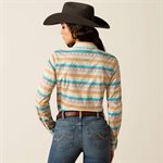 ARIAT TEAM SHIRT WOMEN KIRBY FALLON SERAPE PRINT XS