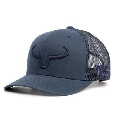 RANCH BRAND CAP NAVY MESH NAVY LOGO NAVY