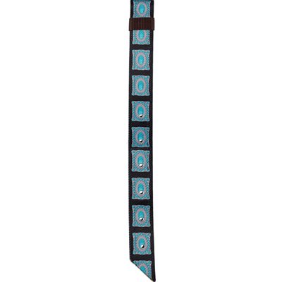 CONTRE-SANGLONS TURQUOISE / CONCHO 40''