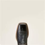 ARIAT WESTERN BOOTS ROUND UP REMUDA BLACK DEERTAN SZ. 7.5B