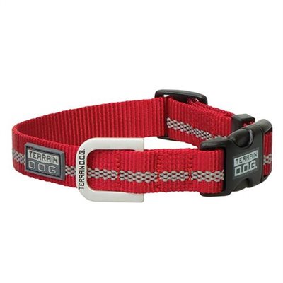 COLLIER POUR CHIEN SNAP-N-GO TERRAIN DOG ROUGE LARGE