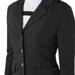 HORZE SHIRLEY WOMENS SHOW COAT BLACK