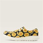 ARIAT MOCCASSINS WOMEN HILO WITH LACE SUNFLOWER 6