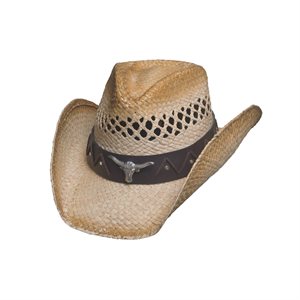 CHAPEAU DE COWBOY BULLHIDE TEXAS RANCH NATUREL 