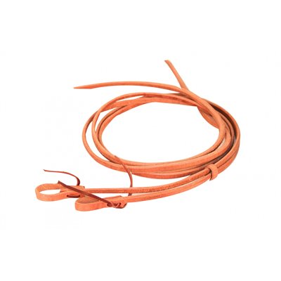 WESTERN RAWHIDE SPLIT REINS WATERLOOP HEAVY END 8' & UP